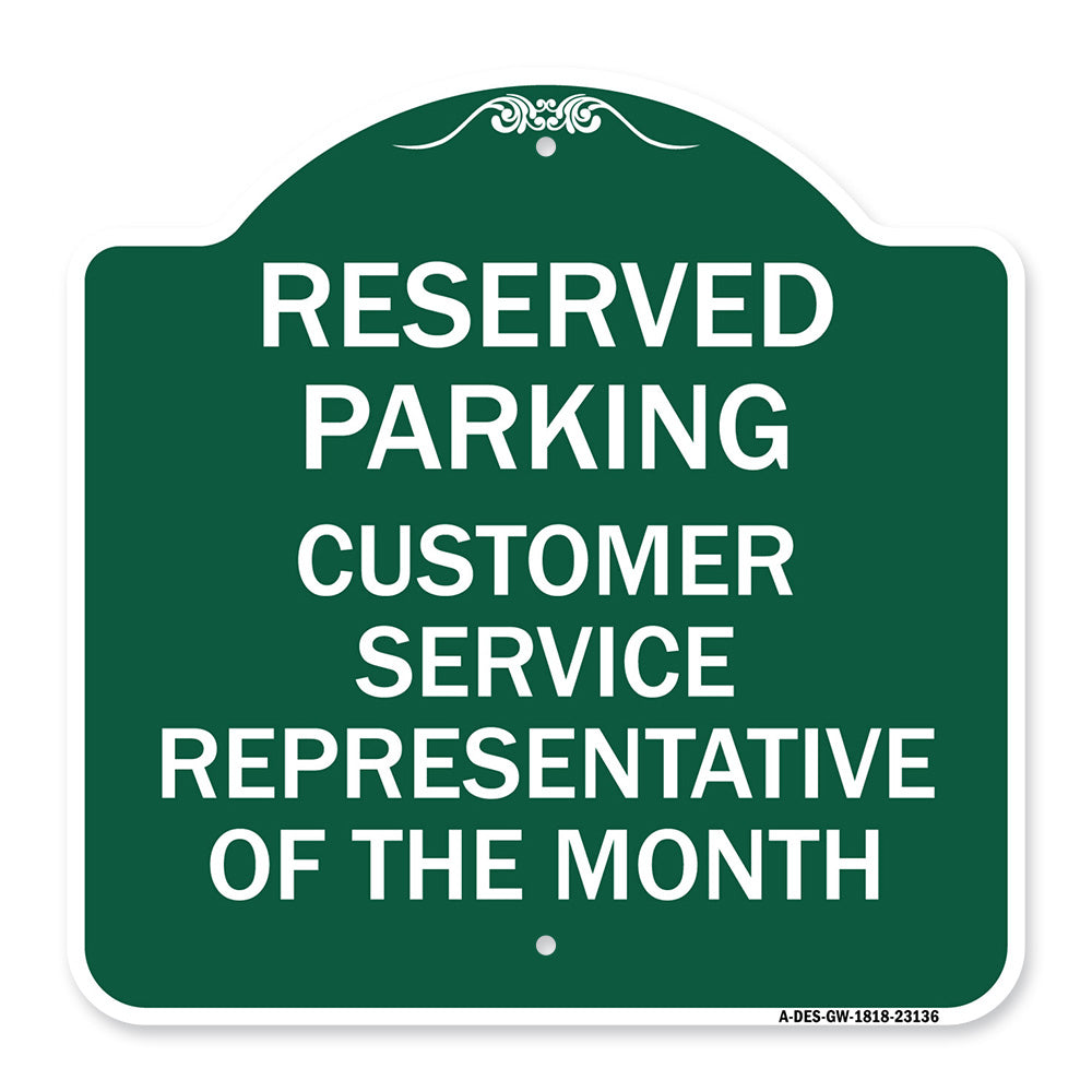 Reserved Parking Customer Service Representative of the Month