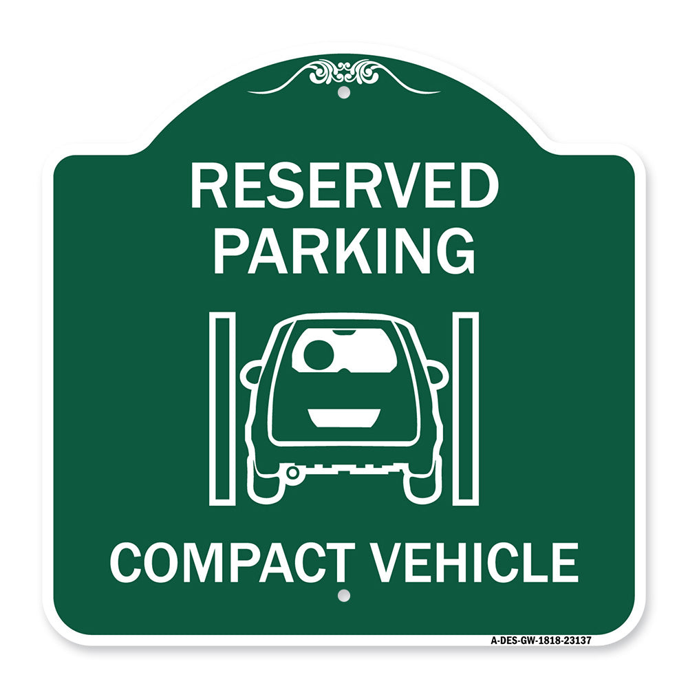 Reserved Parking Compact Vehicle