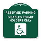 Reserved Parking - Disabled Permit Holders Only (With Updated Access Symbol)