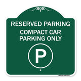 Reserved Parking - Compact Car Parking Only (With Parking Symbol)