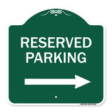 Reserved Parking (Right Arrow)