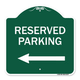 Reserved Parking (Left Arrow)
