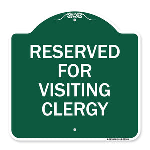 Reserved for Visiting Clergy