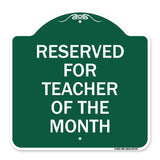 Reserved for Teacher of the Month