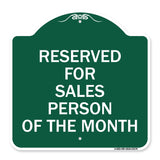 Reserved for Salesperson of the Month