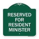 Reserved for Resident Minister