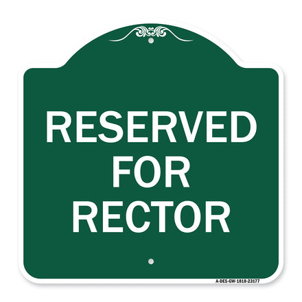 Reserved for Rector