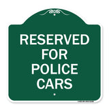 Reserved for Police Cars