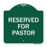 Reserved for Pastor