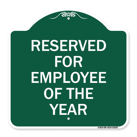 Reserved for Employee of the Year