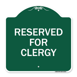 Reserved for Clergy