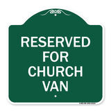 Reserved for Church Van
