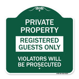 Registered Guests Only Violators Will Be Prosecuted