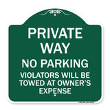 Private Way Violators Will Be Towed Away
