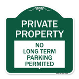 Private Property - No Long-Term Parking Permitted