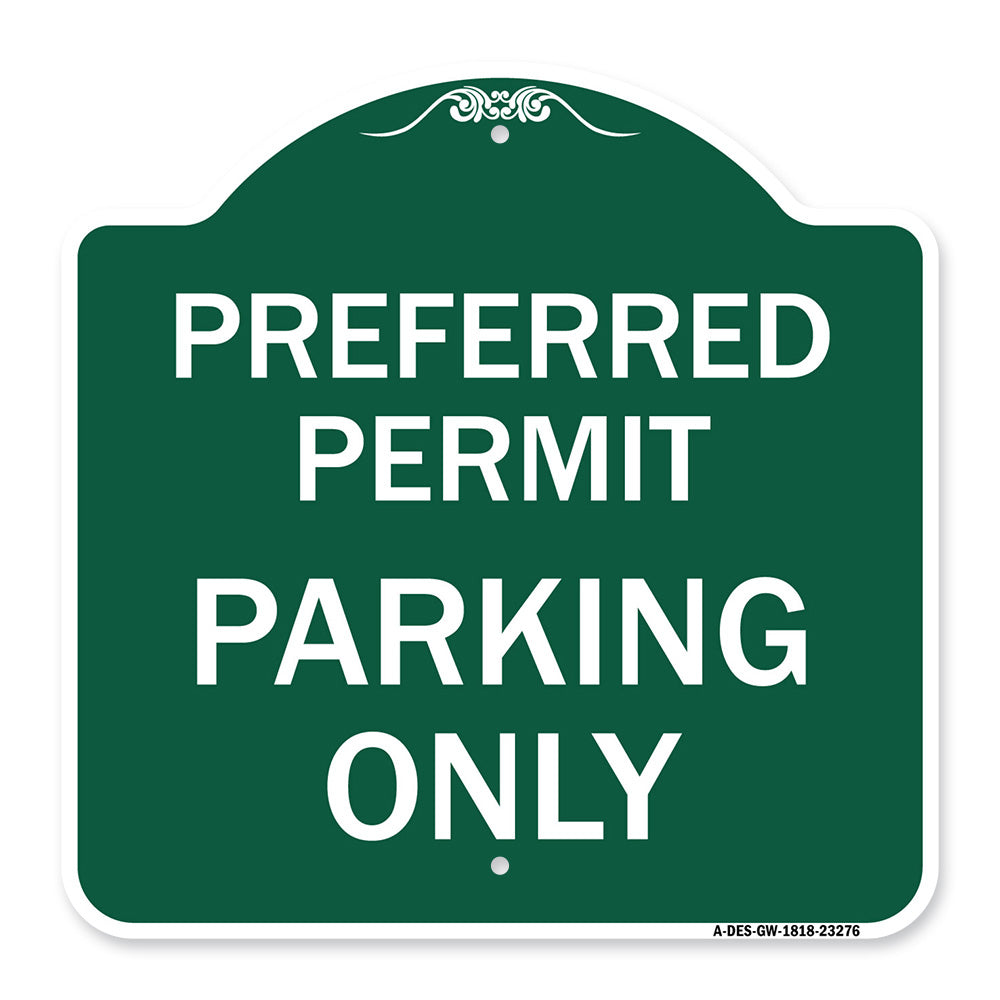 Preferred Permit Parking Only