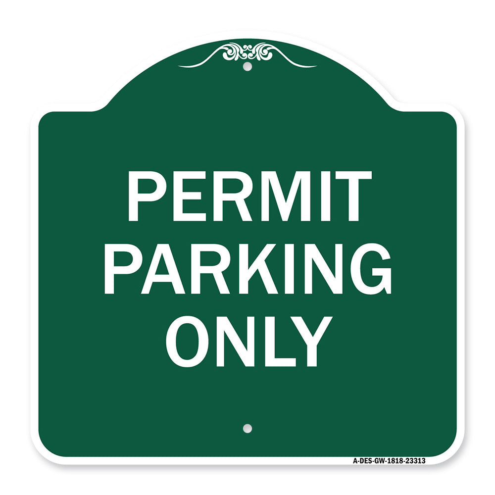 Permit Parking Only