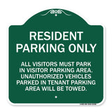 Parking Sign Resident Parking Only