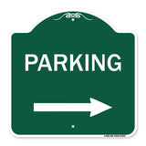 Parking Sign (Right Arrow)
