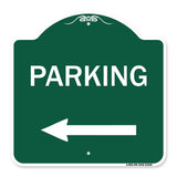 Parking Sign (Left Arrow)