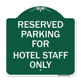 Parking Reserved for Hotel Staff Only
