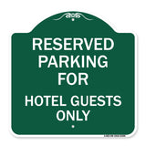 Parking Reserved for Hotel Guests Only