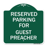 Parking Reserved for Guest Preacher
