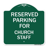 Parking Reserved for Church Staff