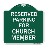 Parking Reserved for Church Member