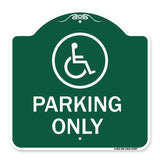 Parking Only (With New Access Symbol)