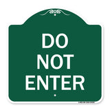 Parking Lot Sign Do Not Enter