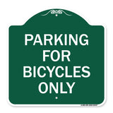 Parking for Bicycles Only Sign