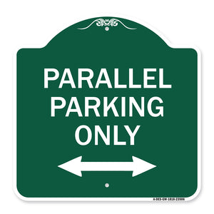 Parallel Parking Only with Bidirectional Arrow