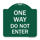 One Way Do Not Enter
