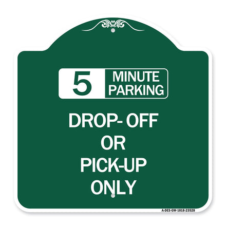 Off or Pick-Up Only (Choose Your Limit) Minute Parking