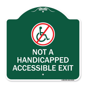 Not A Handicapped Accessible Exit (With Graphic)