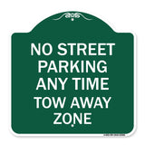 No Street Parking Anytime Tow Away Zone