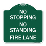 No Stopping No Standing Fire Lane