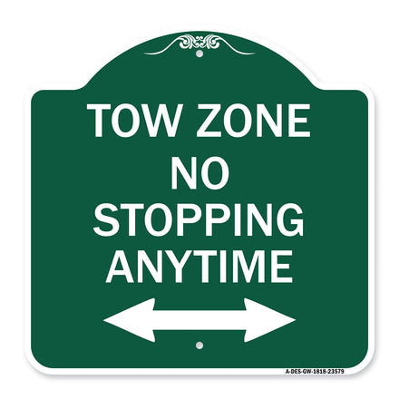 No Stopping Anytime with Bi-Directional Arrow