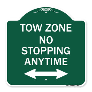 No Stopping Anytime with Bi-Directional Arrow