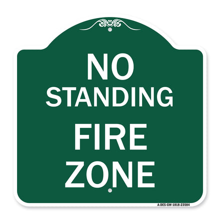 No Standing Fire Zone