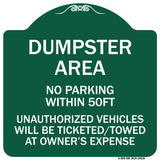 No Parking Within 50 Ft Unauthorized Vehicles Will Be Ticketed Towed at Owners Expense