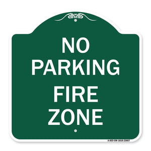 No Parking Sign No Parking Fire Zone