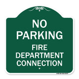 No Parking Sign No Parking - Fire Department Connection