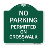 No Parking Permitted on Crosswalk