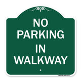 No Parking in Walkway
