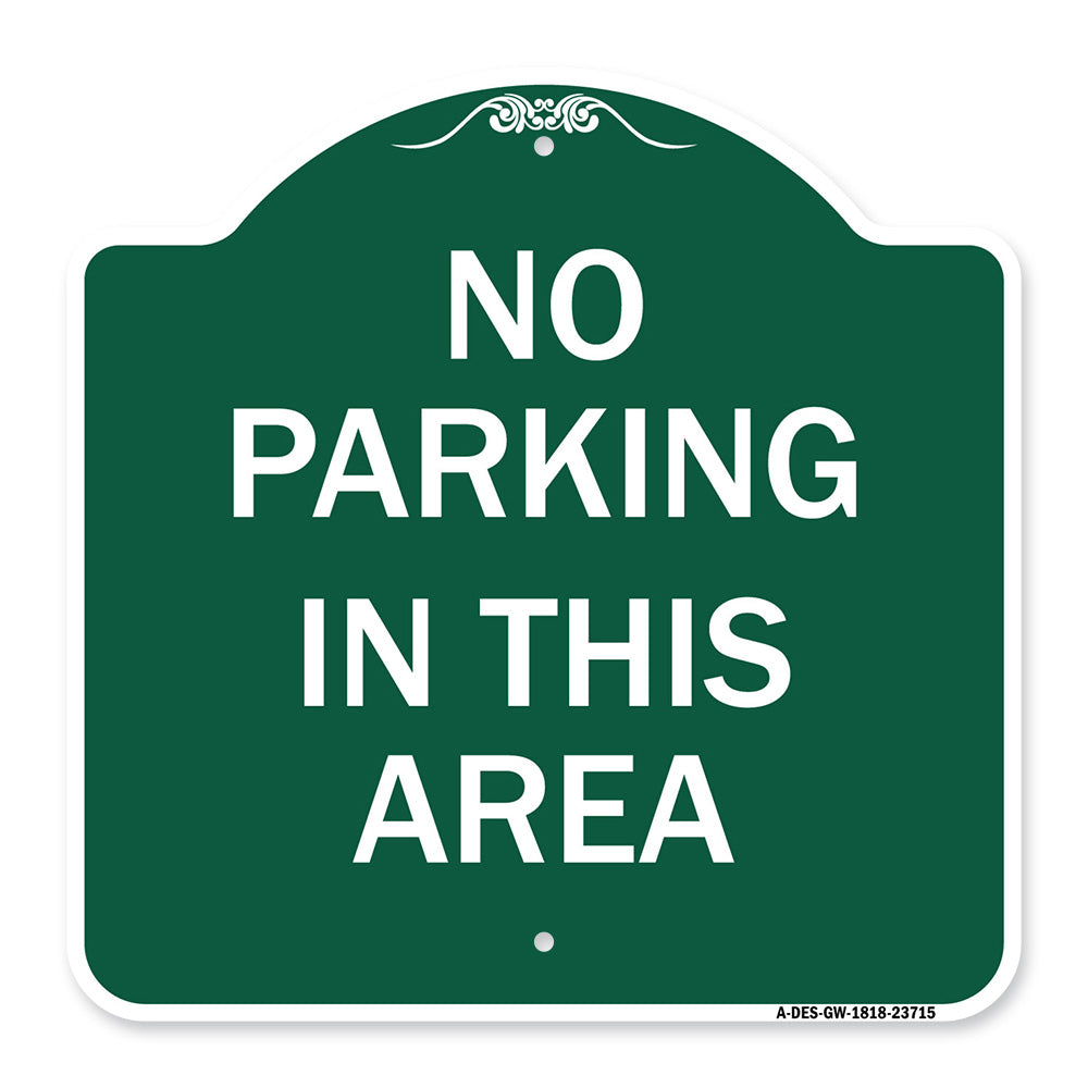 No Parking in This Area