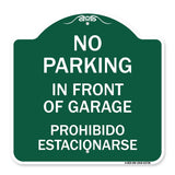 No Parking in Front of Garage Prohibido Estacionarse