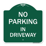 No Parking in Driveway