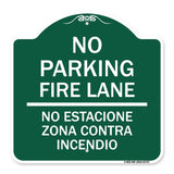 No Parking Fire Lane No Estacione Zona Contra Incendio
